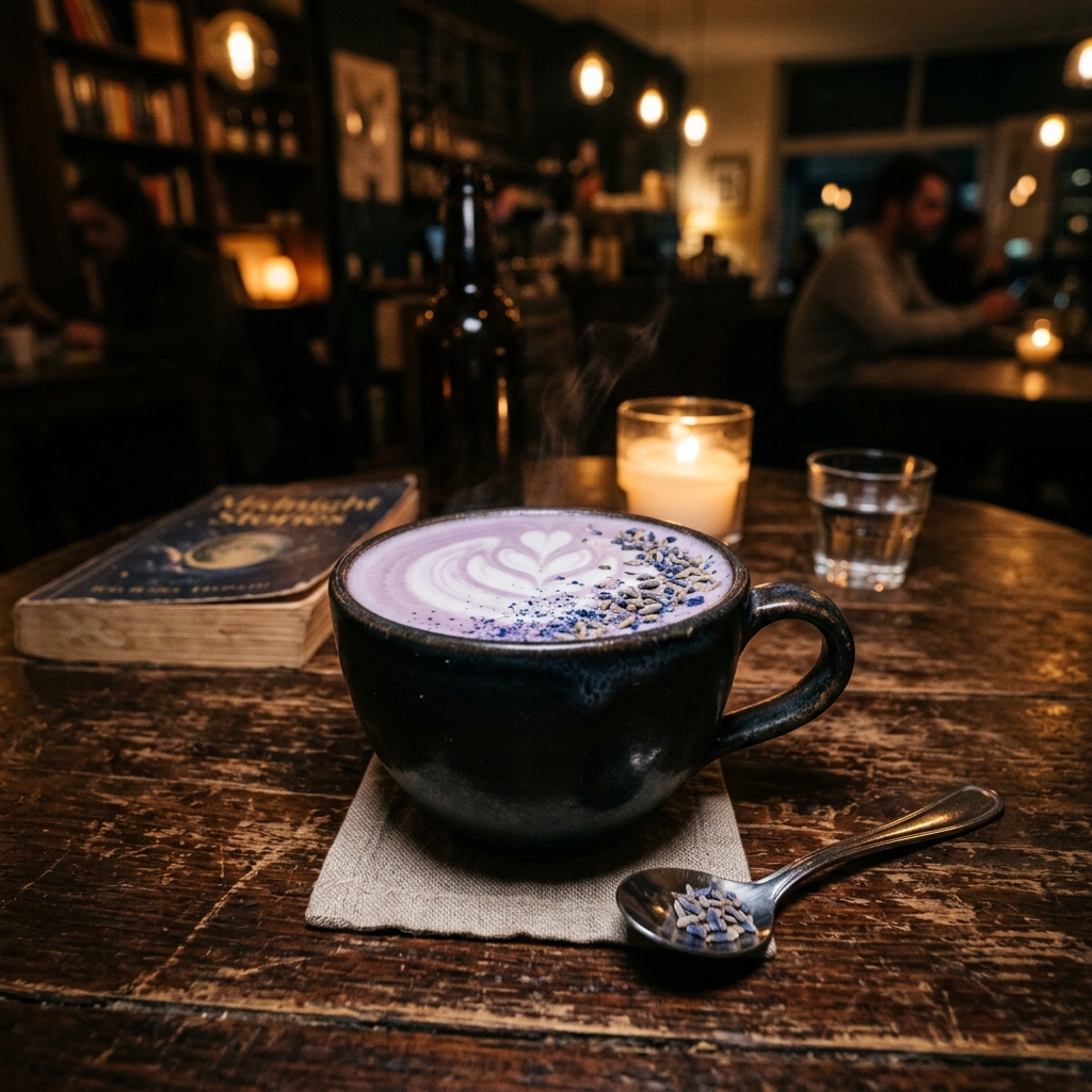 Midnight Lavender Latte